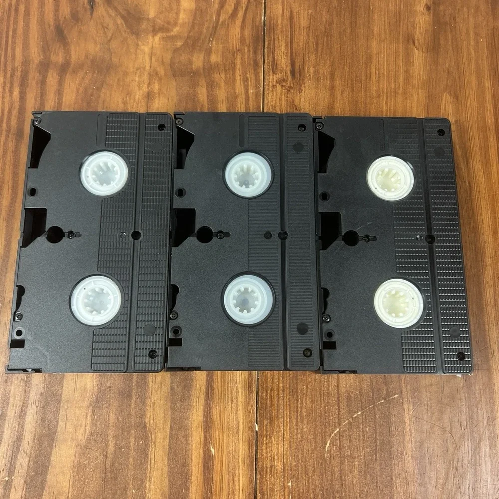 FernGully Little Mermaid Sebastian's Party Gras VHS Lot Disney Saban 3 Tape